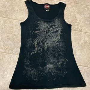 Harley Davidson ribbed tank
